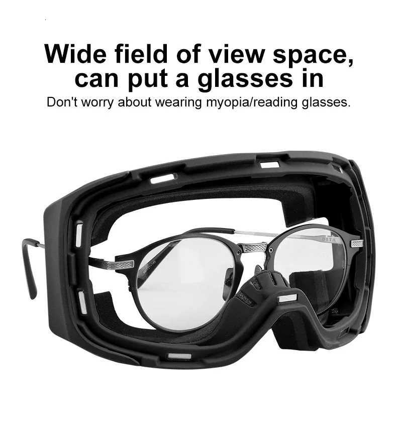 Ski GoggLEs Winter PROfESSional DoubLE Layer Anti-Fog UV400 Anti-UV Snowboard GoggLEs InterchangeabLE LEns Ski Mask K251110