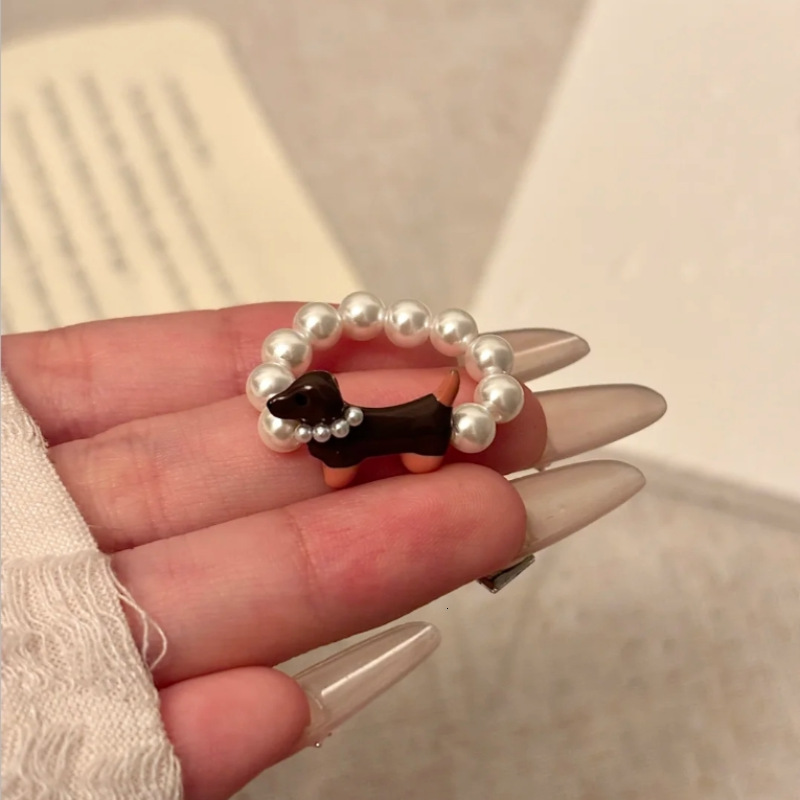 Vintage Bird Collection Vintage Bird Fashion Ring Ring For Women Designer Ring Retro Brushed Red Heart Buchi Style Index Finger Ring