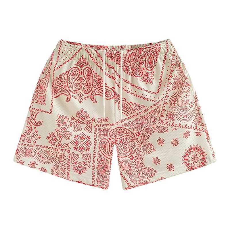 Trend Paisley Graphic beach shorts for men fashionable summer streetwear 3D printed shorts casual oversized hip-hop swim trunks X250410