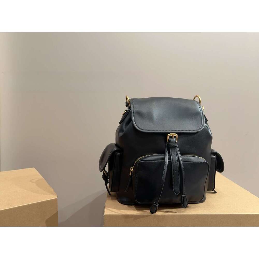 Spring new niche design backpack retro large capacity single shoulder bag college style handbag