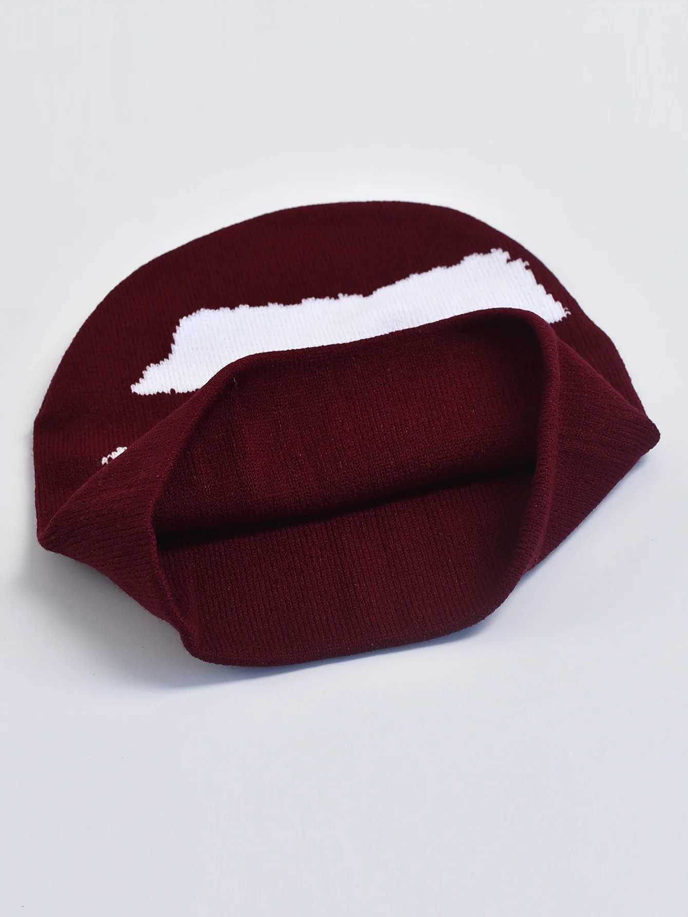 Knitting Hat for Men Women Fashion Pullover Cap Y2k Goth Warm Beanie HatsXJ251110