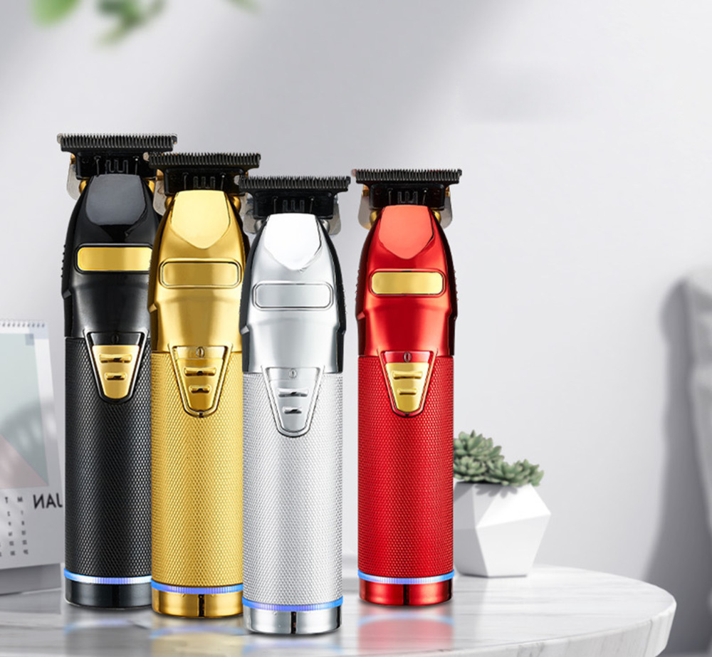 Professional Electric Trimmer Carbon Steel Blade Clipper Barber Shop Salon Hairdressing The Head Beard for Man 240712