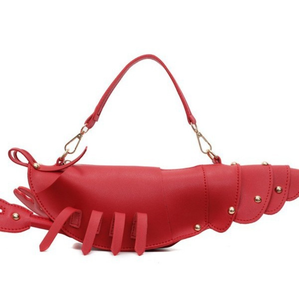 Personalized Stylish Womens Handbag Featuring Unique Crayfish Design