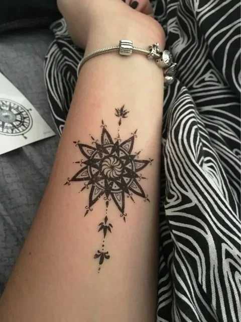 Waterproof temporary tattoo sticker body art wave heartbeat line small size fake tattoo flash tattoo suitable for girls W250410
