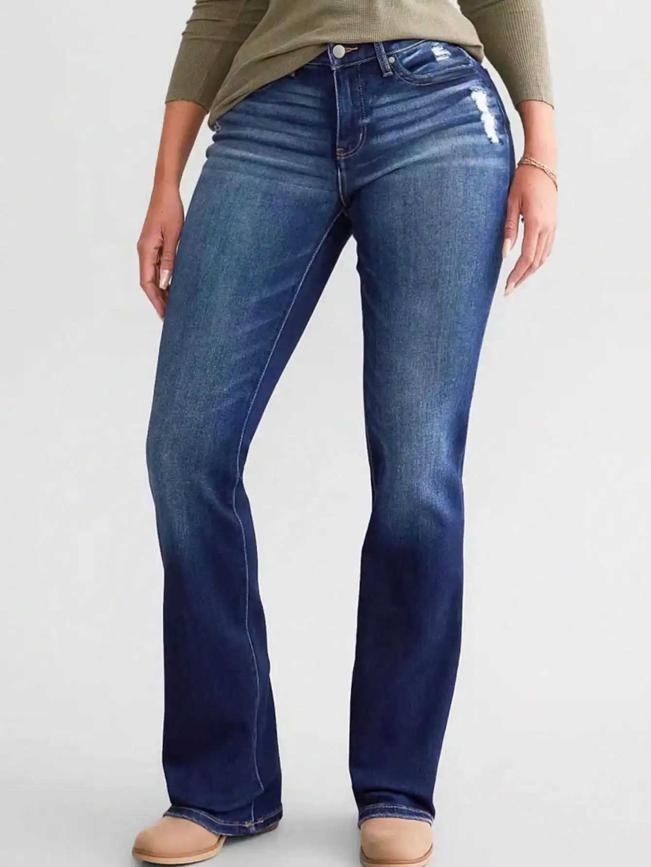 Womens Slim Fit Sexy Denim Jeans - Stylish and Comfortable Couture for Every Occasion C251110