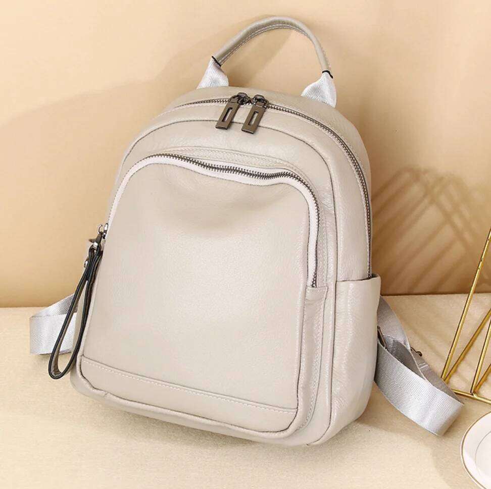 New Designer Women Fashion Luxurious Leather Duffel Bag Large-Capacity Commuter Backpack Shopping Shoulder Vintage Bag St251110