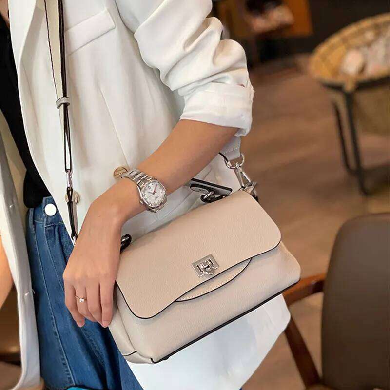 Genuine Leather Women's Luxury Designer Crossbody Bags High Quality Cowhide Women Shoulder Bag Female Handbags M8863