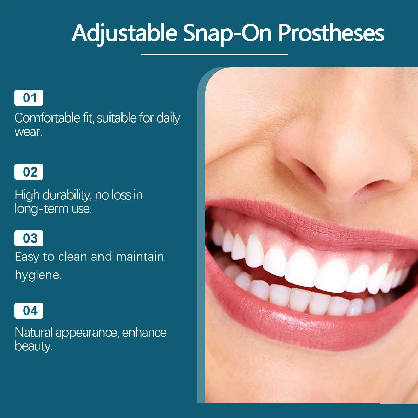 New Arrival Oralhoe 1 set of silicone denture kit with upper and lower veneers soft and instant Smile denture care bracket kit Z250410