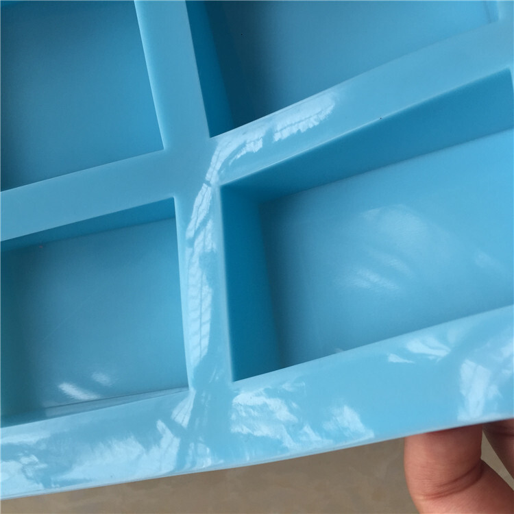 In Stock Wholesale 6-Linked Rectangular Silicone Cake Handmade Cold Process Soap Mold 100g Limited Offer