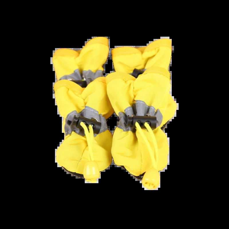 4-piece/set waterproof pet dog shoes Chihuahua anti slip rain boots suitable for small cats dogs puppies and pet boots T2504010