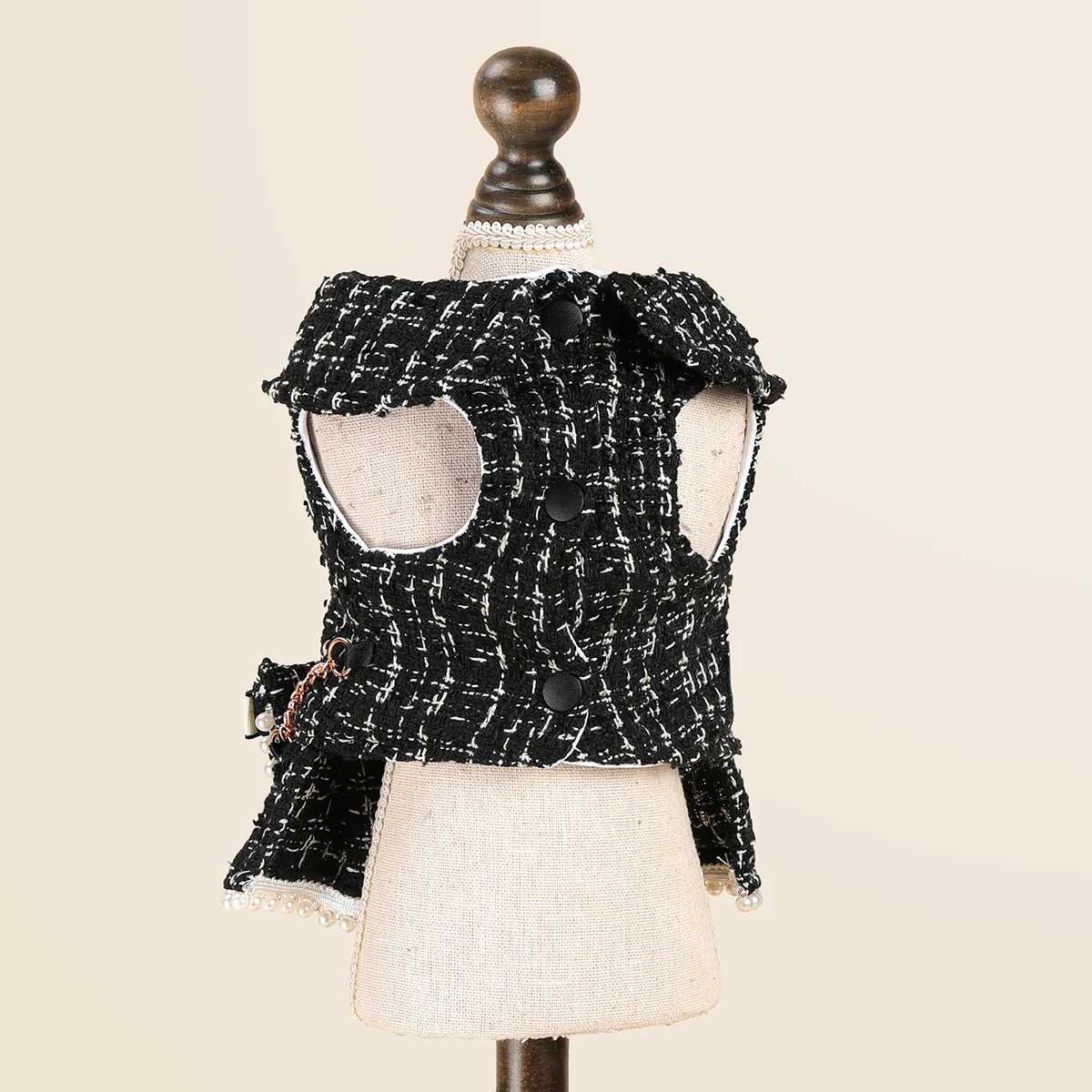 Pet Clothes Cat Dog Dress Main Style with Backpack Autumn and Winter Thickened Warm Clothing J251110