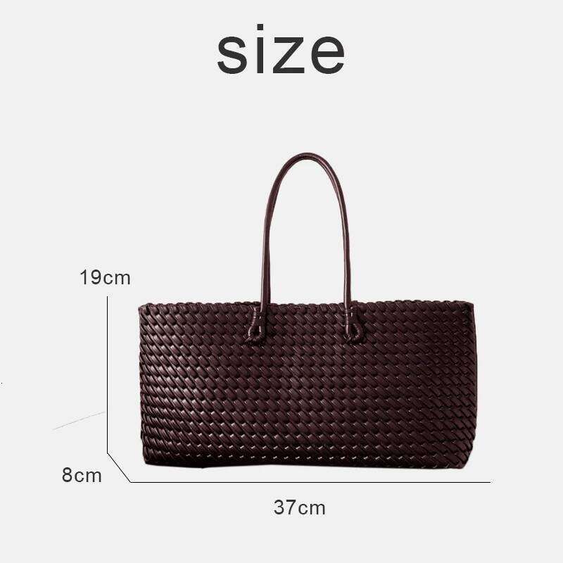 Hand Woven Tote Bags For Women Luxury Designer Handbags Purses 2025 New In PU Cross Weaving With Inner Pocket Underarm Shoulder