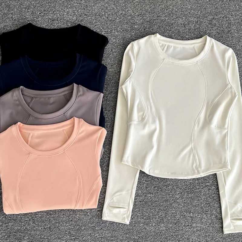 2025 Womens Running and Fitness Top New Tight Sports T-shirtXJ250410