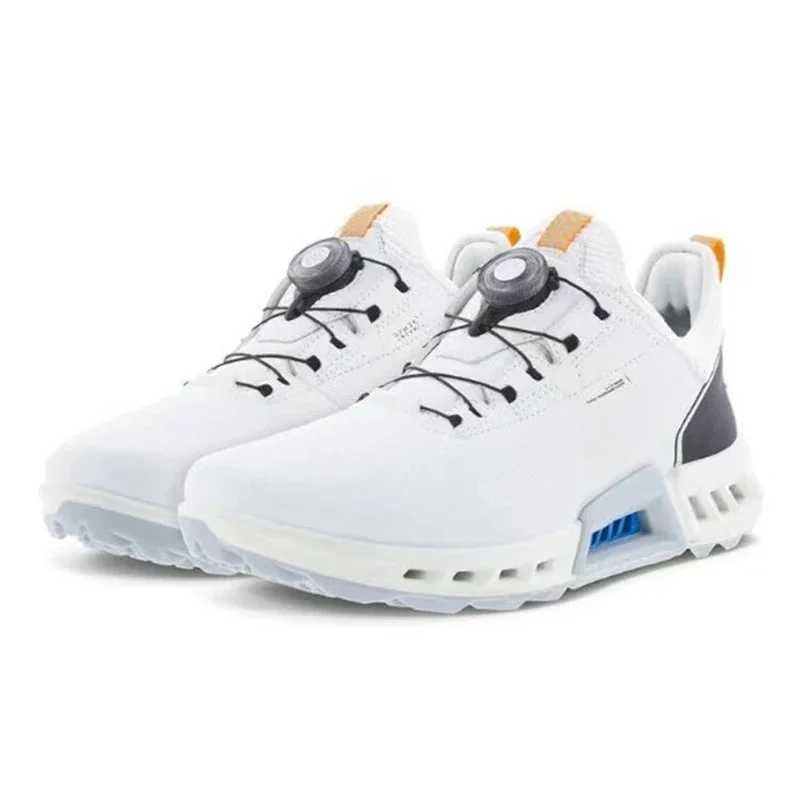 New Waterproof Walking Shoes for Men and Women - Perfect for Golf Training Genuine Leather SneakersC250410