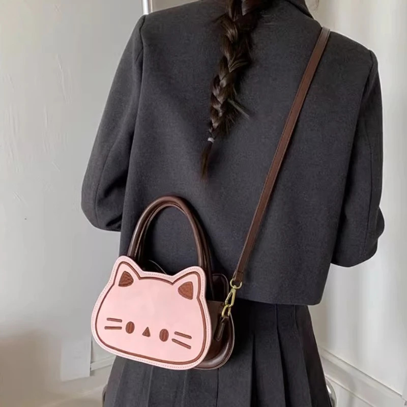 2025 New Girls Kawaii Cute Mini Handbags Vintage All Match Y2k Aesthetic Shoulder Bag Japanese Women Fashion Chic Crossbody Bags R251110