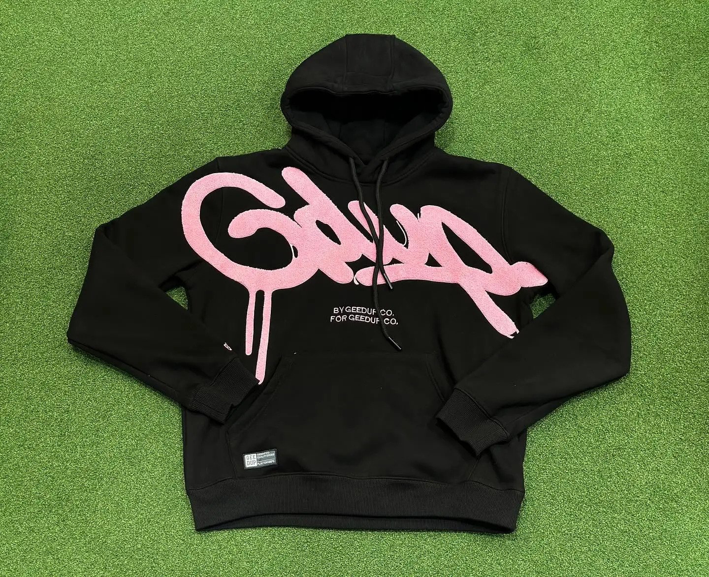 GEED UP Trendy High Street Alphabet Hoodie Y2K Clothing Gothic Harajuku Hip Hop Pattern Printed Hoodie Sportswear Casual Jacket 251107