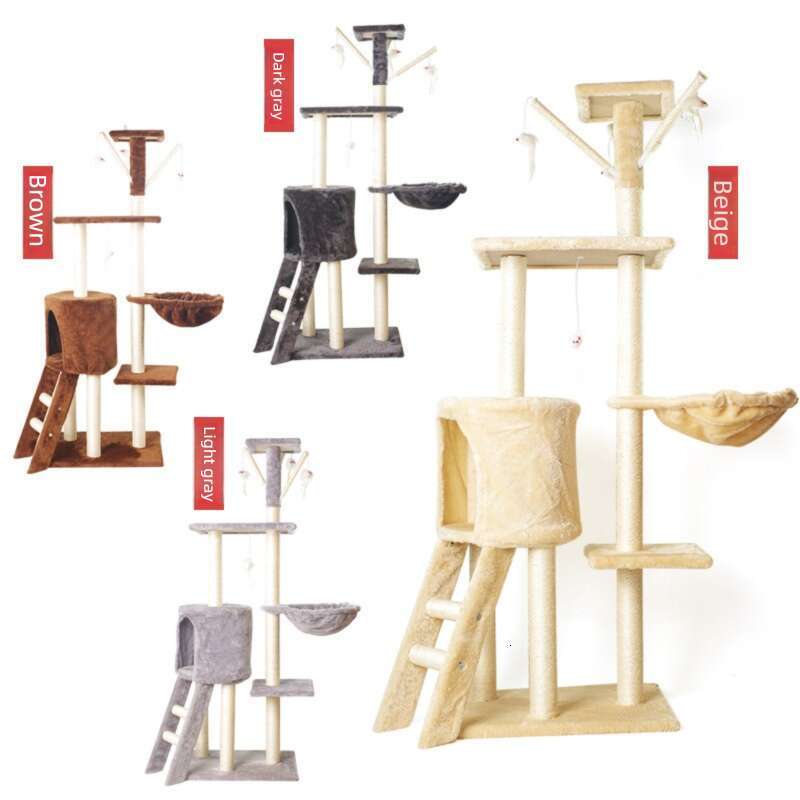 Climbing House Tree Integrated Frame Large Special Sisal Toy Jumping Platform Cat Supplies Wholesale Export