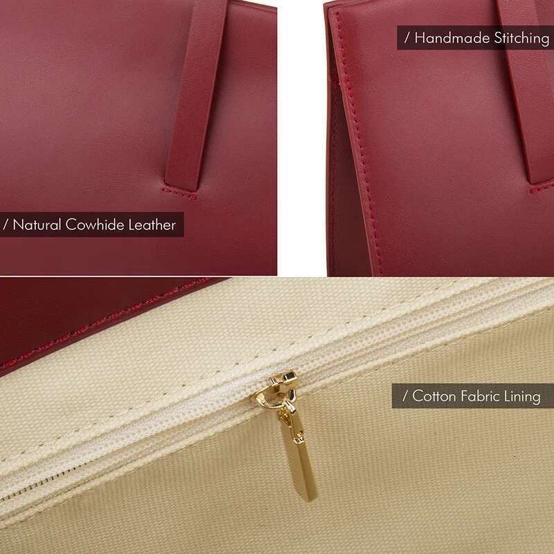 Donna-In French Fashion Women Shoulder Underarm Bag Split Leather Red Ladies Soft Handbag 2023 Autumn New