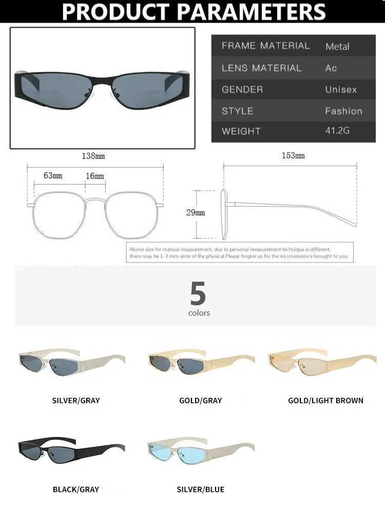 Silver Frame Y2K Cat Eye Sunglasses Women Small Narrow Frame Vintage Retro Sporty Punk Hip-Hop Style Fashion Sunglasses UV400W251108