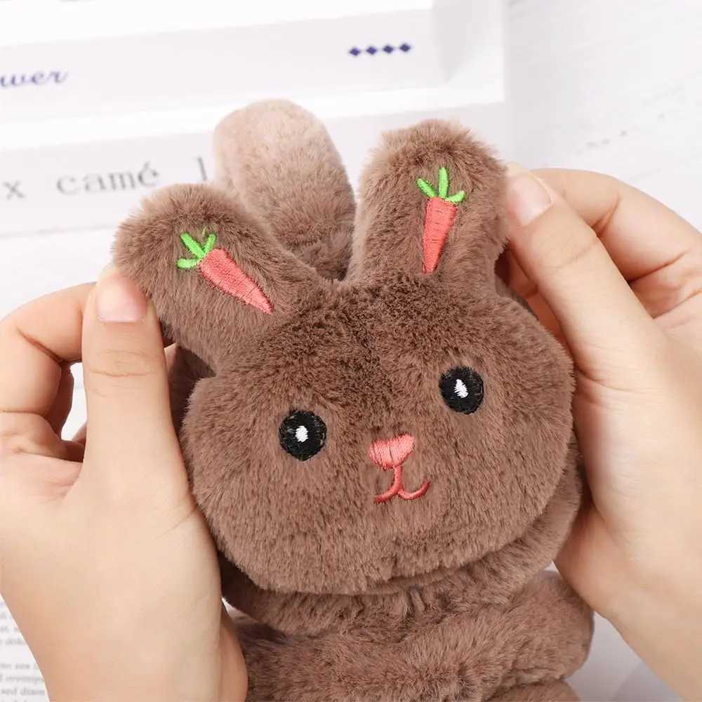 Cartoon Kid Kawaii Headband Earlap Winter Outdoor Rabbit Warm Earmuff Plush Thick Soft Adjustable Ear Cover Accessories for Girl W251110