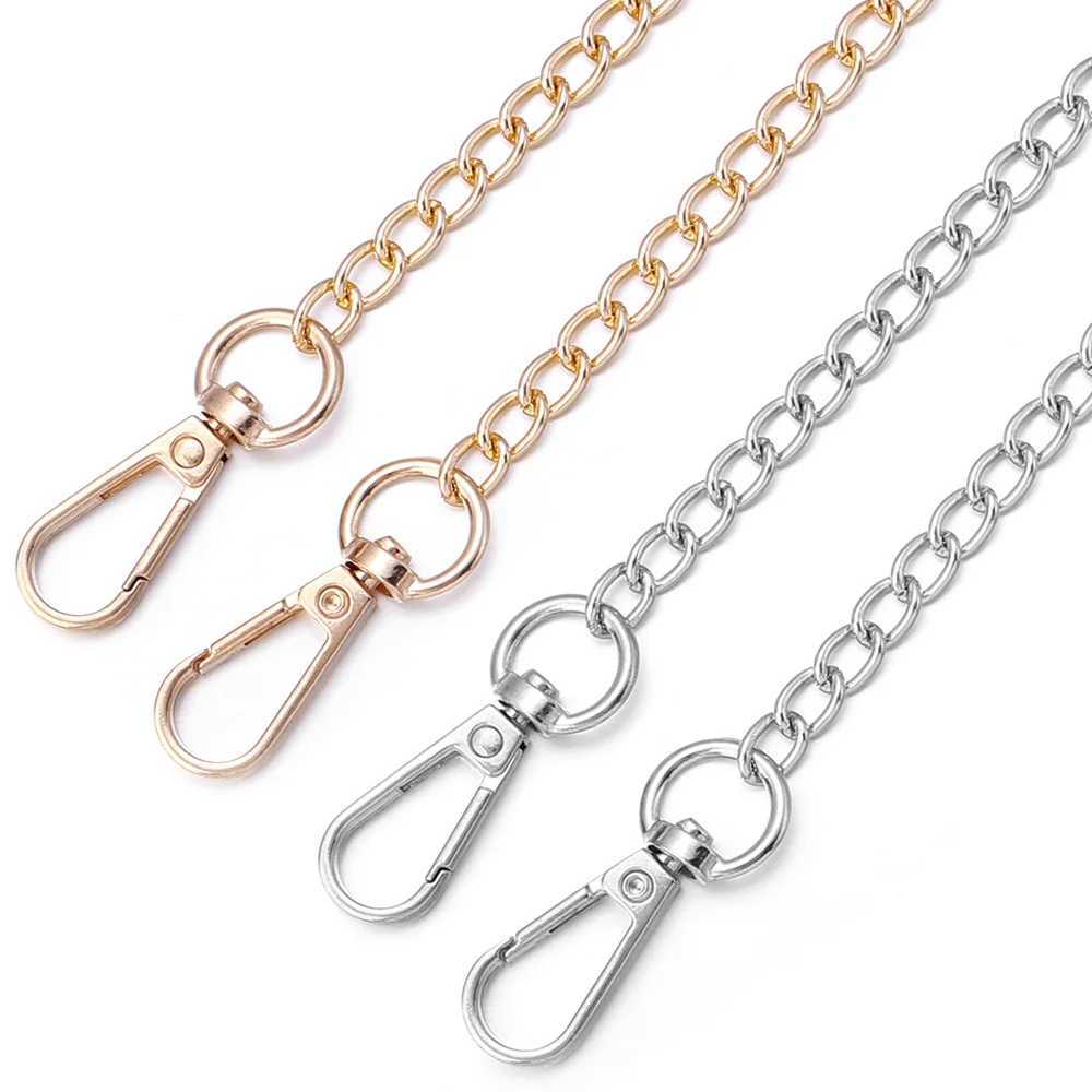 20-120cm Golden Silvery Chain Metal Chain Handle Replacement Chain For Jewelry Making Findings Bag Chain Strap Accessories X250410