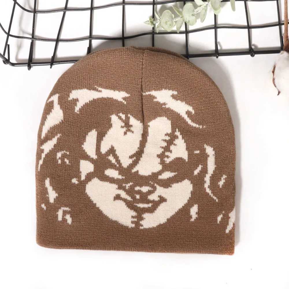 2025 Fashion Hat Knitting Beanies Goth Caps Men Women Y2k Winter Pop Harajuku Vintage Warm Hip Hop UnisexXJ251110