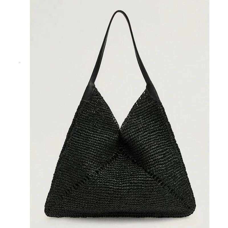 Summer Beach Straw Women Tote Casual Woven Shoulder Bags