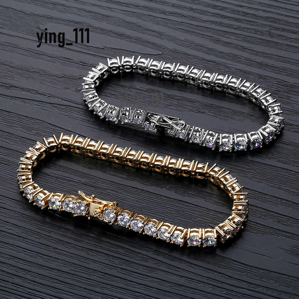 Wholesale 925 Sterling Silver Iced Out GRA Certified D VVS Moissanite Jewelry Tennis Link Chains Bracelet for Gift