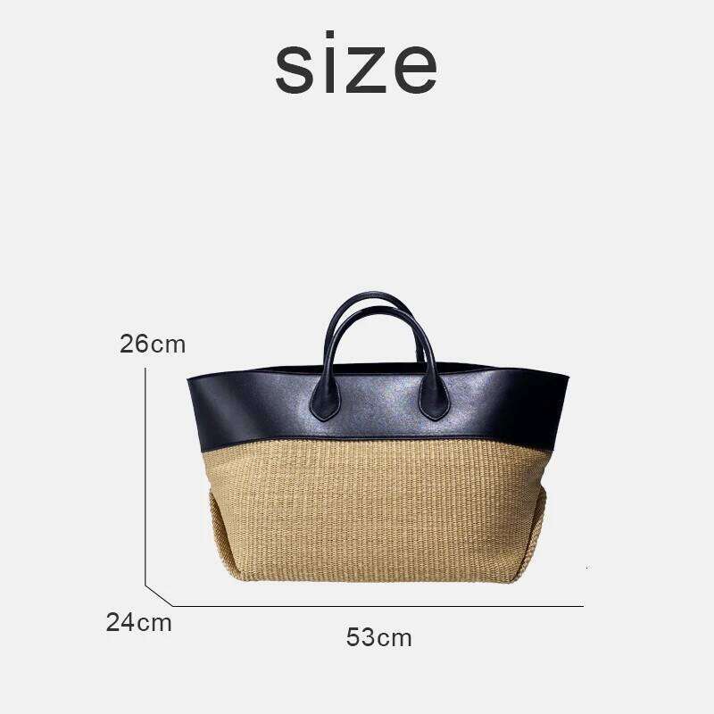 Genuine Leather Tote Bags For Women Luxury Designer Handbags And Purses 2024 New In First Layer Cowhide Large Capacity Wrist Bag
