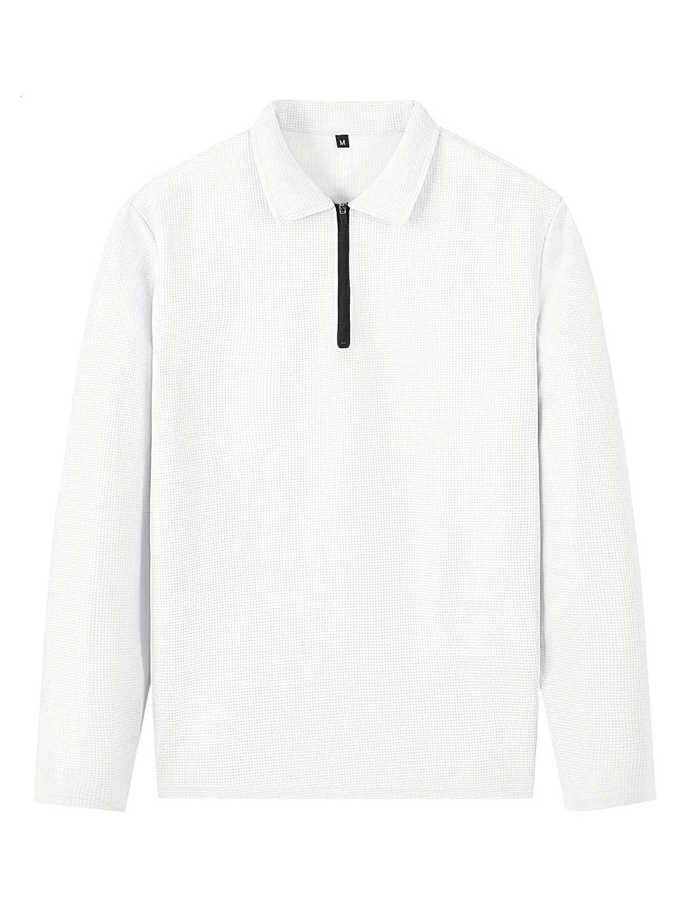 The new mens spring and autumn Waffle long-sleeved and long pants sportswear and casual set is made of comfortable and breatha W251110