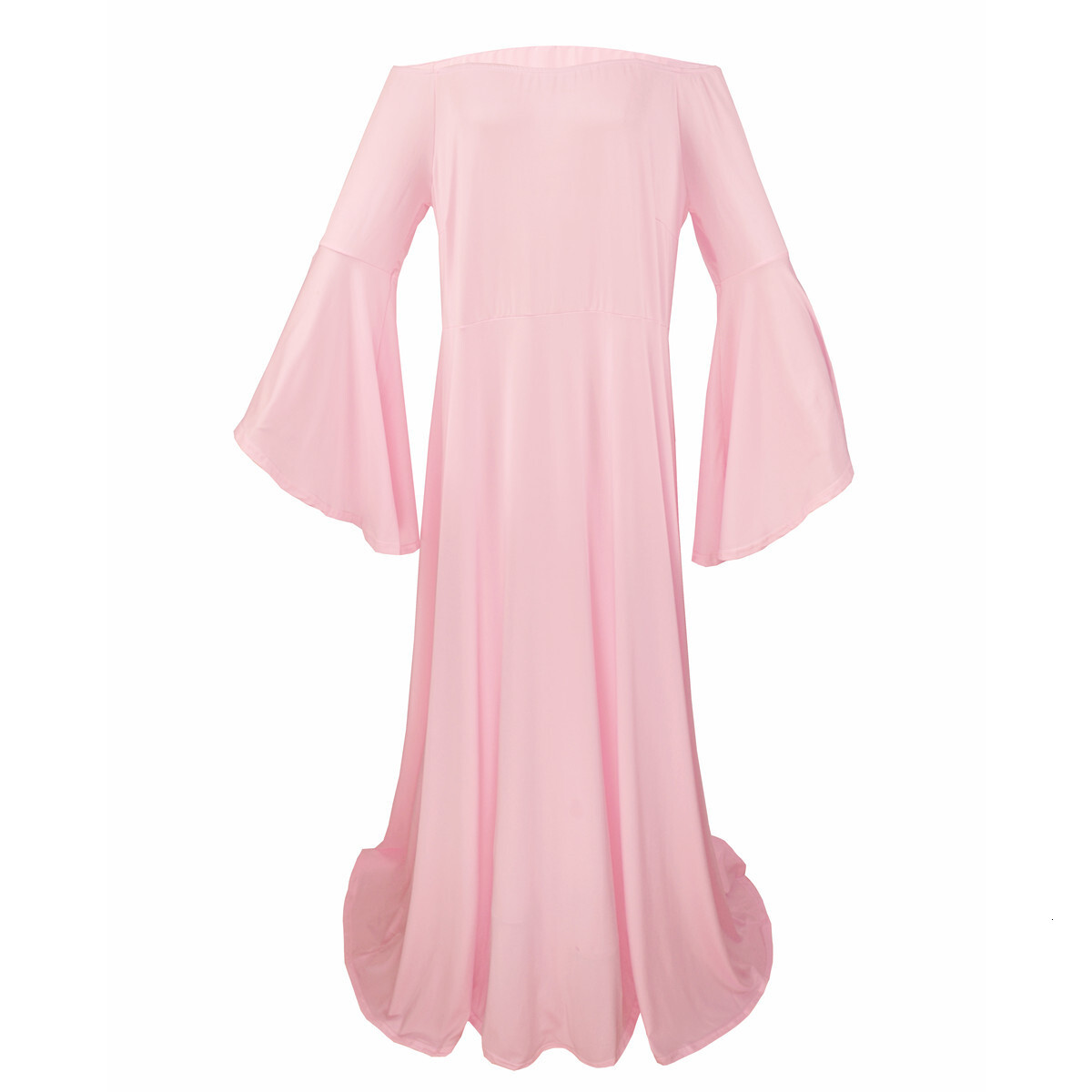 Wear 2025 Pregnant Women's New Off Shoulder Floor Long Skirts Photography Large Size Dresses