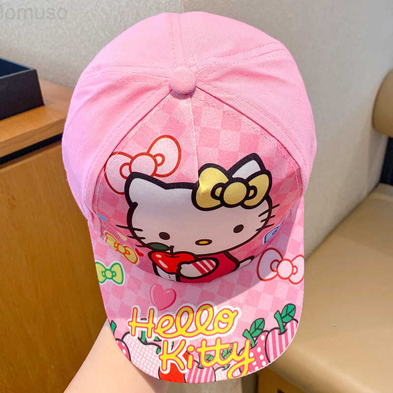 Sanrio Childrens Sun Hat for Girls Sunshade Hat for Girls Sun Hat for Girls Baseball Cap Cartoon Duckbill Cap Baby Hat H251110