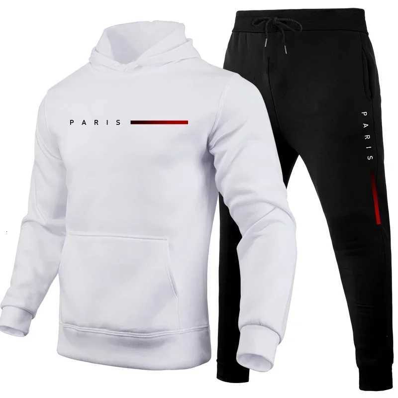 Male Casual Tracksuit 2pcs Set Urban Fashion Hoodies and Sweatpants High Quality Mens Home Outdoor Comfortable Sportswear W251110