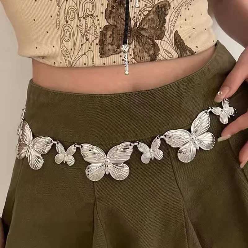 Fashion waist chain Warm and sweet high-quality Y2K Harajuku strap with adjustable punk metal strap X250410