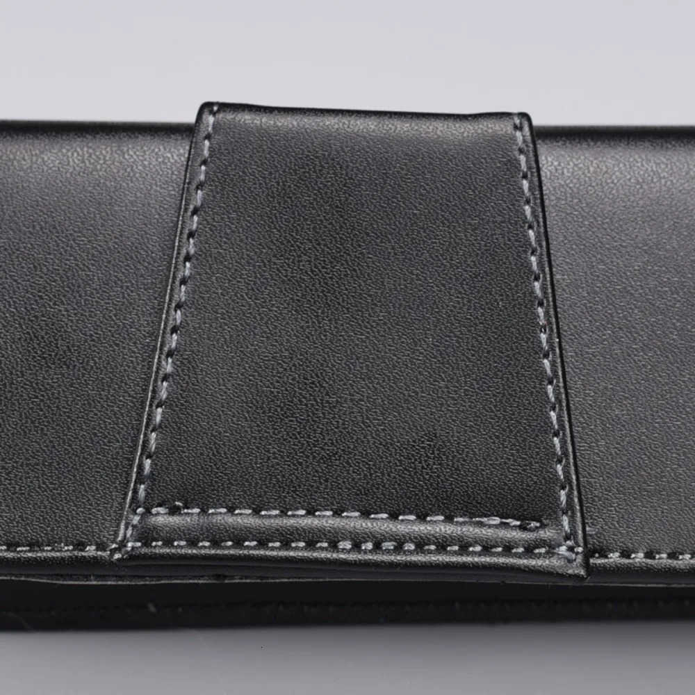 Wearable PU glasses case mens portable leather reading storage phone bag and tool carrying 250410