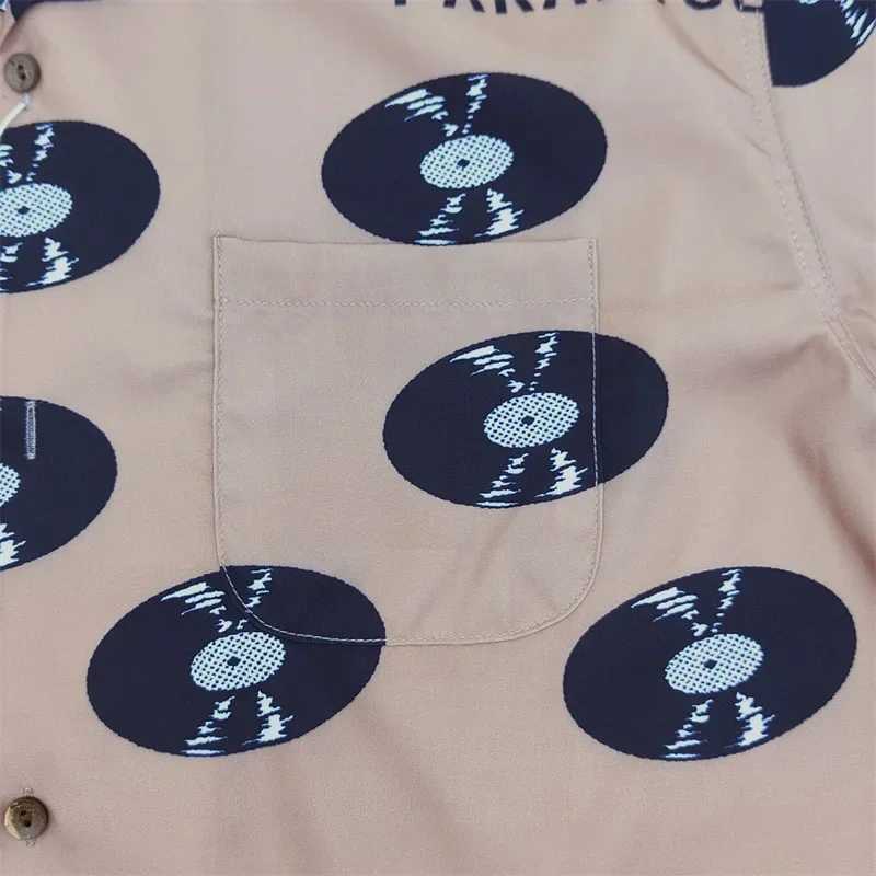 2014SS WACKO MAR Hawaiian Beach Loose Shirt Mens Best Quality Casual Breathable Open Collar T-shirt X250410