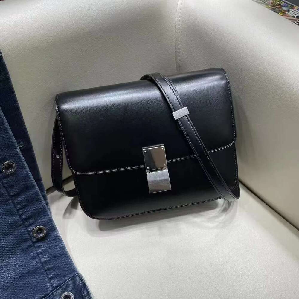 UBEL Sier Lock Box Black Women's Crossbody Tofu Square Shoulder Bag Messenger Leather Flap Lady Handbag 2024