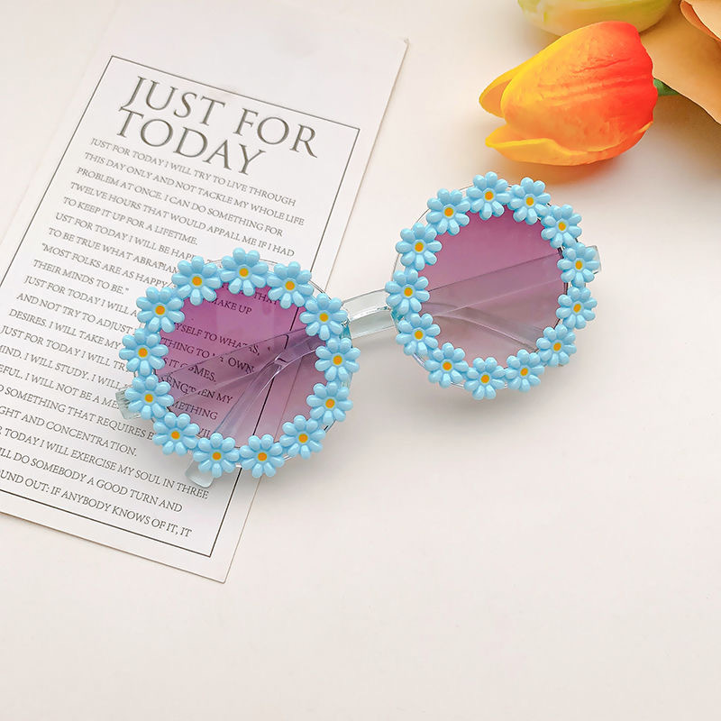 Kids Flower Sunglasses - Small Fresh & Cute UV Protection Eyewear for Children