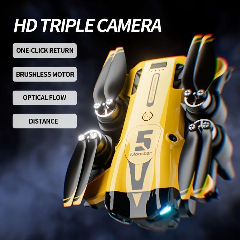 2025 Newest Foldable Drone App Control, FPV Live Video RC Quadcopter With 4K Camera For Adults Beginners, Aerial Photography, Outdoor Flying, Lightwei