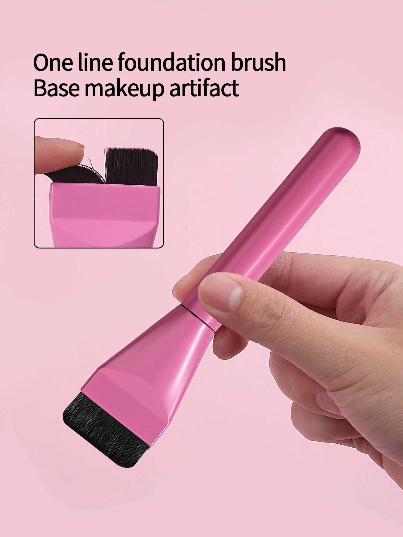 Multifunctional Foundation Brush Ultra-thin Liquid Foundation Brush Flat-head Mask Brush Portable Professional Makeup Tool L251110