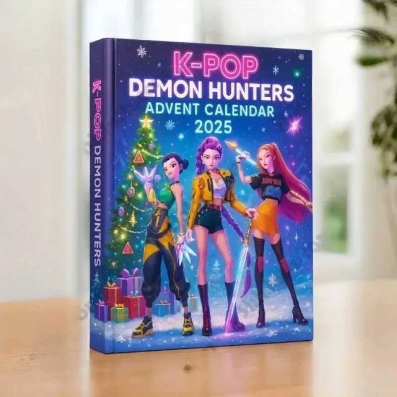 Christmas Blind Box Devil Kpop Demon Hunter KDH Premium Advent Calendar 2025 Witch Hunting Team Acrylic Pendant Toy Gift Z251110