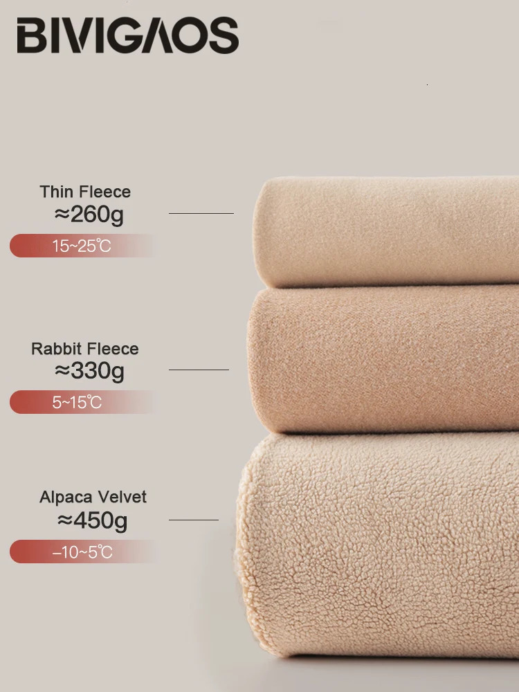 BIVIGAOS Autumn Winter High Waist Fleece Sharkskin Leggings Women Seamless Slim Tight-Fit Velvet Thickened Elastic Warm leggings 251105