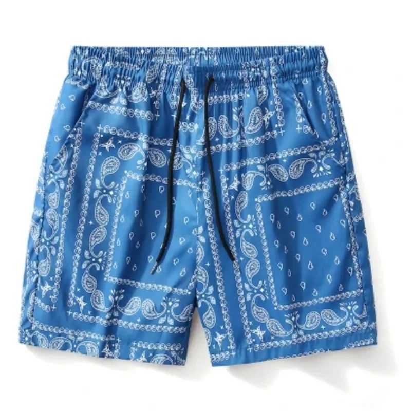 Summer mens fashionable shorts casual Hawaiian vacation shorts 3D retro floral print clothing boys and childrens retro beach shorts X250410