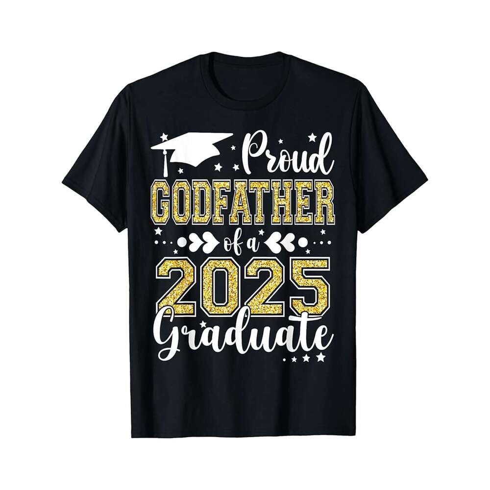 Designer T shirt Proud Bonus Dad of a Class of 2025 Graduate Senior 2025 - 220g T shits