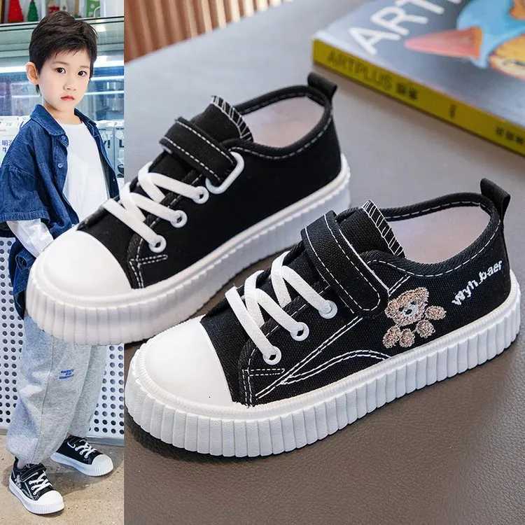 Childrens Canvas Shoes Soft Sole Comfortable Cookie Shoes Boys and Girls Breathable Non-slip Leisure Sports Canvas ShoesT251110