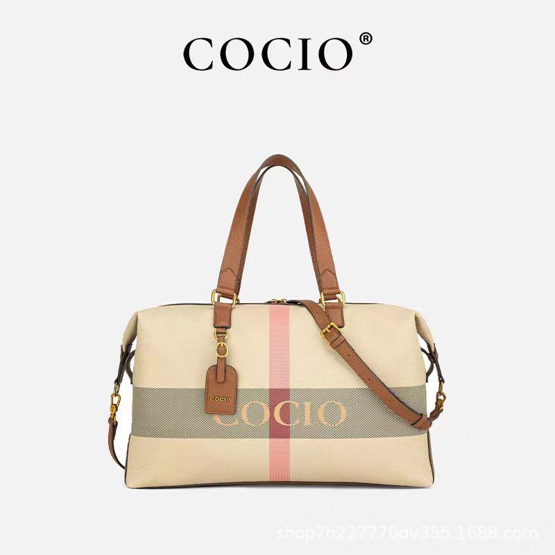 COCIO Authentic Leather Tote - Chic Crossbody Handbag for Daily Essentials