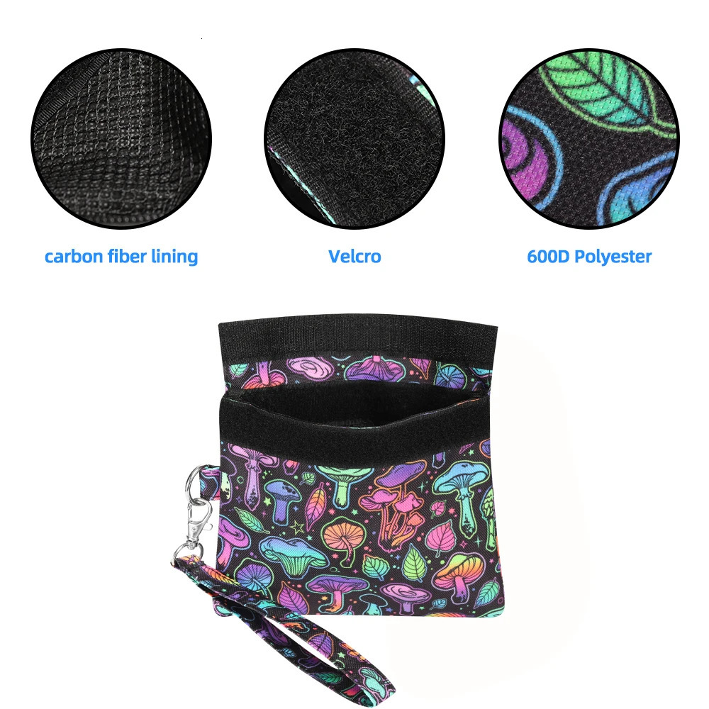 FIREDOG Smell Proof Bag proof Odorless Pouch Storage Case Carbon Lined Airtight 251110