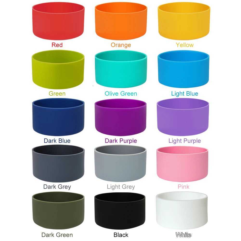 Fashionable cup 85CM Silicone Cover Water Bottle Boot Anti-Slip Bott Cover Bott Protector Protective Bott Base for 32oz Water Bottle Y251110