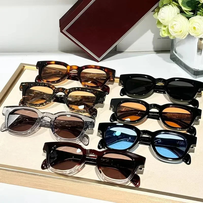 Street Fashion Mens Retro Tortoise Sunglasses Limited Edition Classic Square Acetate for Men 250410