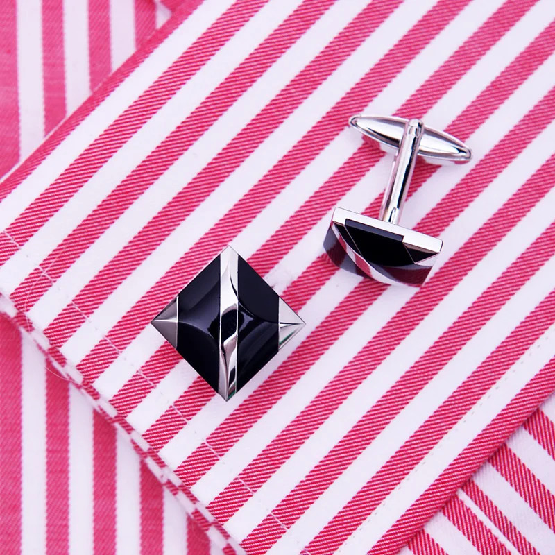 KFLK jewelry fashion shirt cufflinks for mens cuff buttons cuff link Black gemelos High Quality abotoaduras guests 250409